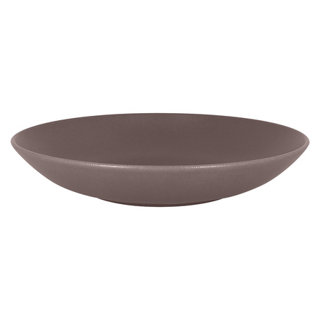 NEOFUSION MELLOW Talerz głęboki brązowy 26 cm