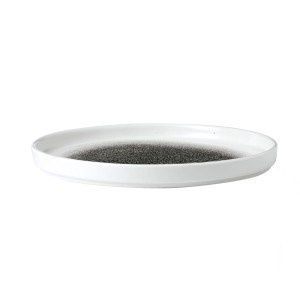 RAKU QUARZ BLACK Talerz płytki Walled 210 x 20 mm/6 szt.