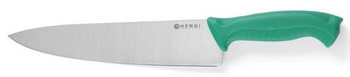 Nóż kucharski HACCP, dł. 38,5 cm, zielony, Hendi 842713