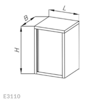 Szafka wisząca Egaz E3110 400x300 mm
