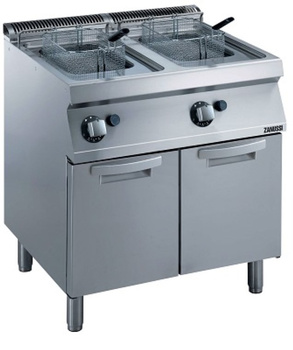 FRYTOWNICA GAZOWA 2 X 7 L NA PODSTAWIE, KOMORA "V", 14 KW, 800 MM