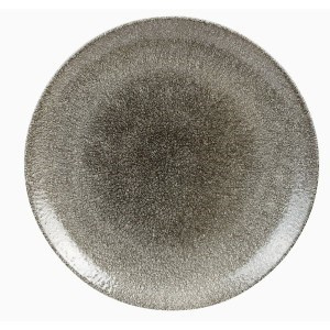 RAKU QUARZ BLACK Talerz płytki Coupe 288 mm/12 szt