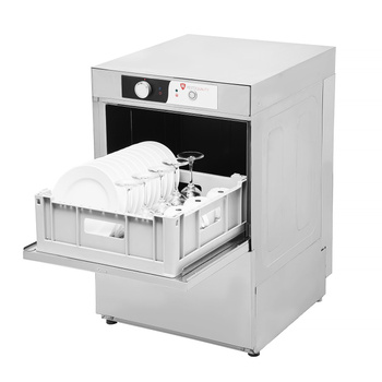 Zmywarka do szkła i talerzy RQ400DP | kosz 400X400 | 470X520X720mm | 3,05kW | 230V | pompa spustowa