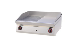FTHRC 70/08 E ﻿Płyta grillowa elektryczna 1/2 gładka 1/2 ryflowana