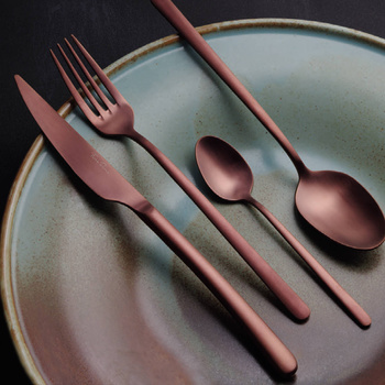 Widelec deserowy Amarone Bronze 184 mm / 12 szt.