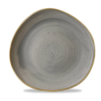 Talerz o organicznym kształcie 264 mm Peppercorn Grey