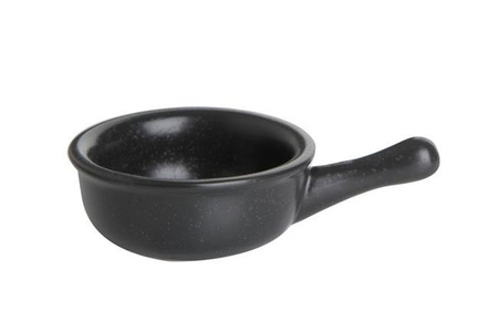 Mini naczynie z rączką Coal Seasons 60 mm czarne