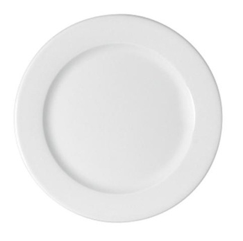 Talerz płytki z rantem 200 mm biały Maitre