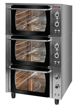 Piekarnik konwekcyjny Kromet 000.PE-3/T, 3 komorowy