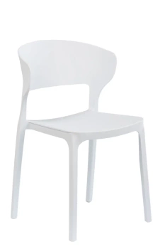 Krzesło kuchenne kawiarniane Bejot - białe