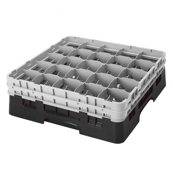 Kosz na szkło - śr. szkl. 8,7 cm, wys. 30 cm czarny