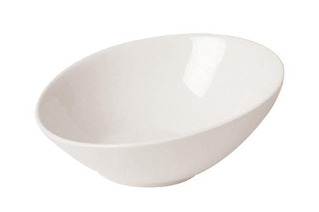 Miska skośna 560 ml Dove biała