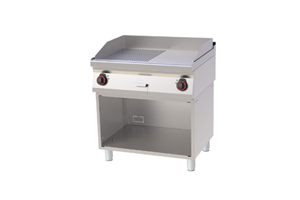 FTHR 70/80 E ﻿Płyta grillowa elektryczna 1/2 gładka 1/2 ryflowana