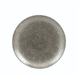 RAKU QUARZ BLACK Talerz płytki Coupe 260 mm/12 szt