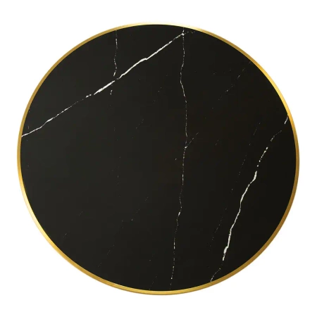 Stolik kawiarniany barowy ARP609 - okrągły, Fi 70 cm czarny