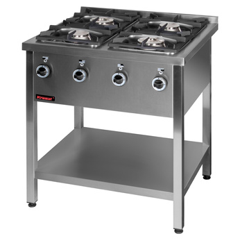 Kuchnia gazowa 4 palnikowa Kromet 000.KG-4M