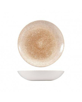 Miska coupe 426 ml Raku Garnet Orange