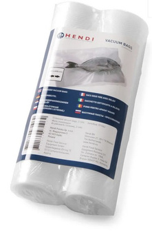 Worki moletowane do pakowarek listwowych 20x600 cm, Hendi 971444