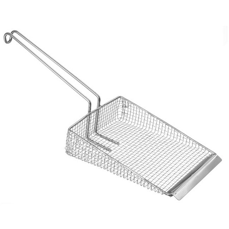Szufelka do nakładania frytek, siatkowa 20x16 cm, nierdzewna Hendi 642504