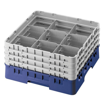 Kosz na szkło - śr. szklanki 14,8, wys. 9 cm granatowy