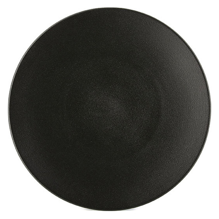 Equinoxe talerz płaski cast iron style 16 cm czarny