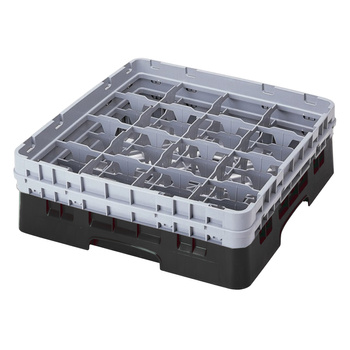 Kosz na szkło - śr. szk. 10,9, wys. 25,8 cm czarny