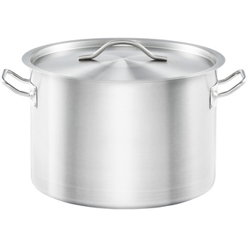 Garnek średni z pokrywką, stalowy, Basic, O 320 mm, V 18 l