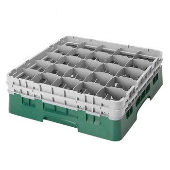 Kosz na szkło - szklanki max.s r8.7 cm, wys. 11 cm niebieski