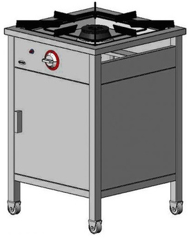 Taboret gazowy Egaz TG-107.4, 1 palnikowy