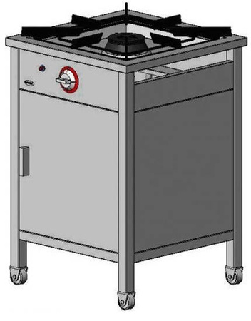 Taboret gazowy Egaz TG-105.4, 1 palnikowy