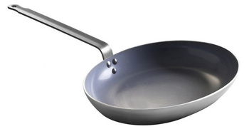 Patelnia do ryb owalna, 40x28 cm, aluminiowa z powłoką marmurową  Hendi 627716