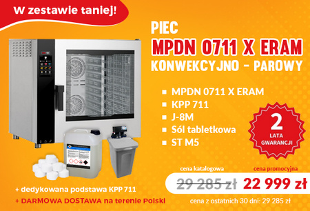 Zestaw z piecem konwekcyjno-parowym MPDN 0711 X ERAM 7x GN 1/1