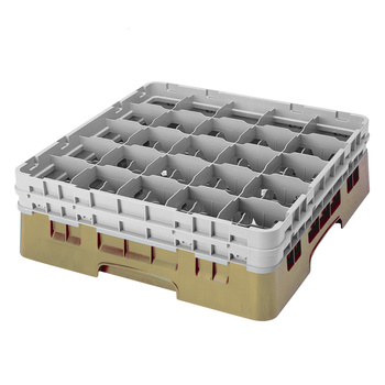 Kosz na szkło - śr. szkl. 8,7 cm, wys. 30 cm beżowy