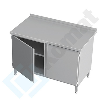 Stół przyścienny z drzwiami skrzydłowymi 1000x700 mm KST-023