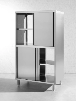 Szafa przelotowa z drzwiami suwanymi - skręcana 800x500x1800mm