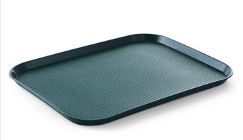 Taca kelnerska z polipropylenu, 35x45 cm, zielona, Fast Food, Hendi 878835