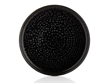 COWRY BLACK TALERZ PŁASKI ŚR. 170 MM