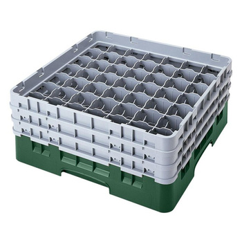 Kosz na szkło - śr. szkl. 6 cm, wys. 17,4 cm zielony