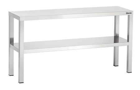 Nadstawa ze stali nierdzewnej dwupoziomowa 1800x650 mm
