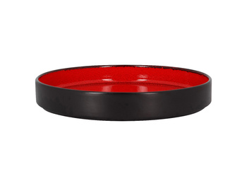 FIRE Talerz głęboki, okrłągły 27 cm czerwony