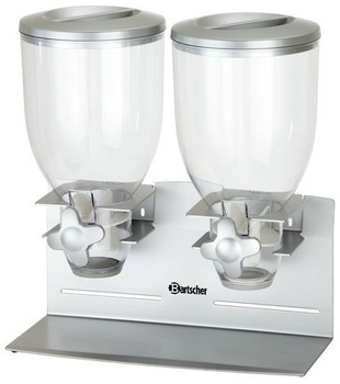 Dyspenser do płatków śniadaniowych 2x3,5 l, Bartscher 500378