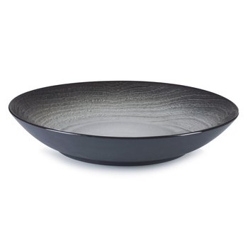 SWELL Talerz głeboki 27 cm czarny piasek