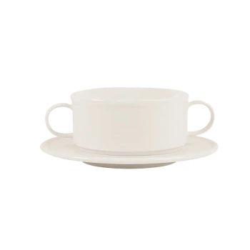 Bulionówka Line 275 ml kremowo - biała