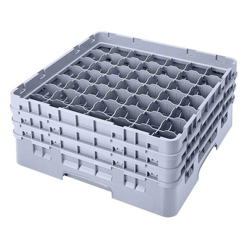 Kosz na szkło - śr. szkl. 6 cm, wys. 25,8 cm szary