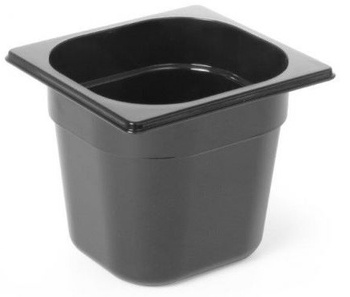 Pojemnik GN 1/6 65, poliwęglan czarny Hendi 862735