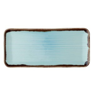 HARVEST TURQUOISE Półmisek prostokątny Organic 346 x 156 mm/6 szt.