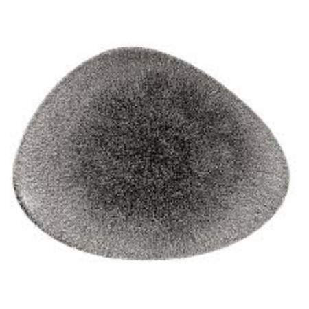 Talerz trójkątny 205 x 305 mm Raku Quartz Black