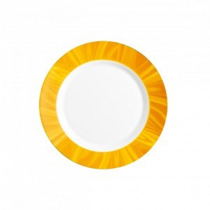 NATURA Talerz płytki żółty 235 mm/6/24 szt.