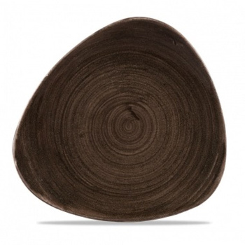 STONECAST PATINA IRON BLACK TALERZ TRÓJKĄTNY ŚR. 229 MM