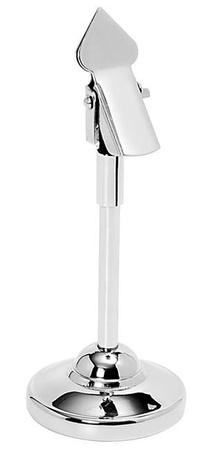 Stojak informacyjny z klipsem, Hendi 595305 - zestaw 2 szt.